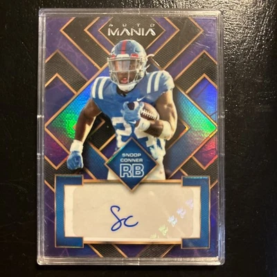 2022 Wild Card Auto Mania Snoop Conner Purple Rookie  - Image 1 of 2
