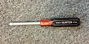 32006 20A HUNTER 7/32" cacciavite stile chiave a brugola esagonale 6"1/2, USA, VINTAGE - Foto 1 di 3