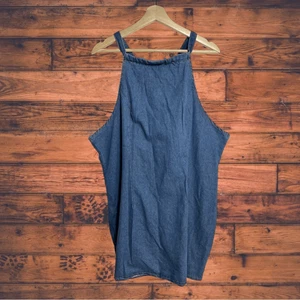 Vestido vaquero hasta la rodilla 2XL de SHEIN Curve - Imagen 1 de 4