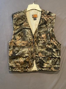 Trail Crest Full Zip Mossy Oak Hunting Vest Men’s Size Large - Picture 1 of 11