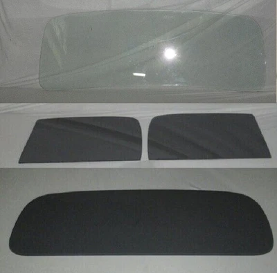 1934 Chevrolet Pickup Glass Truck Windshield Grey Door Back Set - Image 1 of 4