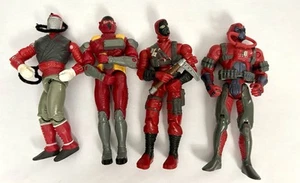 G.I. Joe 4" Lot of 4 Action Figures Cobra Moray Slice Shadow Strike (D2) - Picture 1 of 5