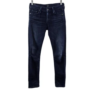 Pantalones de mezclilla para mujer Citizens of Humanity Arielle de altura media ajustados azul lavado oscuro - talla 26 - Imagen 1 de 18