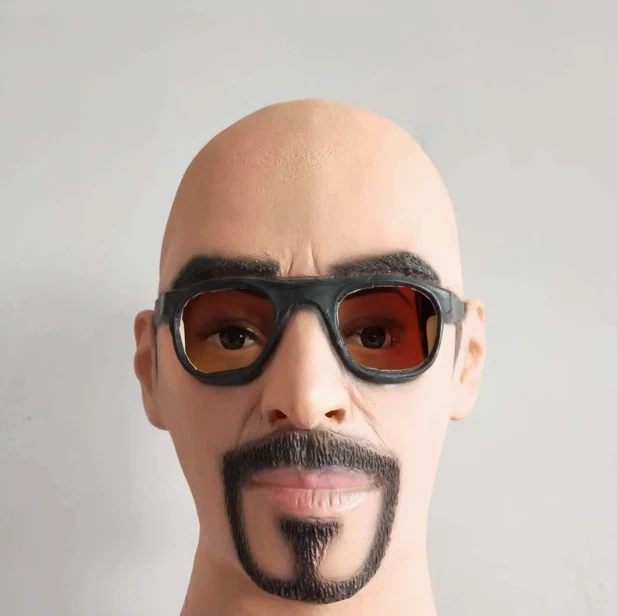 Masquerade Halloween Latex Fancy Iron Man Head Mask Carnival party Cosplay Prop - Image 1 of 1