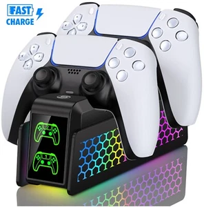 Wireless PS5 Controller USB Ladegerät Ladestation für Dualshock Playstation 5 - Bild 1 von 17