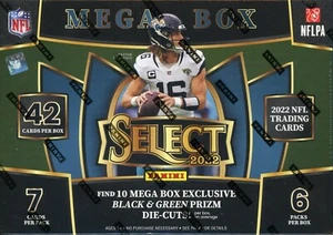 2022 Panini Select Football Mega FACTORY SEALED Box (Black & Green Die-Cuts!) - Picture 1 of 4