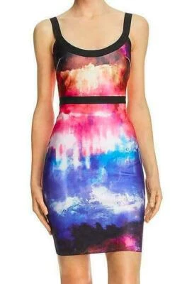 Vestido WOW Couture Tie-Dye Body-Con - Funda Multicolor, Pequeño Foto 1 de 4