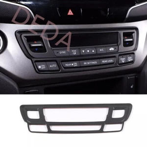 Matte Black ABS Air Condition Mode Switch Button Cover For Honda Pilot 2015-2022 - Picture 1 of 14