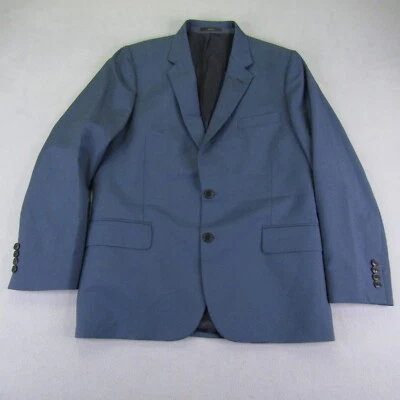 Куртка мужская Paul Smith Blazer 44 R синяя шерстяная мохеровая с двойным отверстием на 2 пуговицах Италия - Изображение 1 из 4