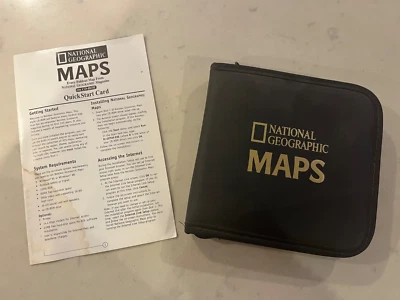 National Geographic Maps CD Rom Set Broaderband 1999 - Image 1 of 4