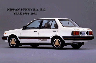 Vedação completa de porta para pára-brisa Weatherstrip sem molde para Nissan B11 Sunny Sentra - Imagem 1 de 4