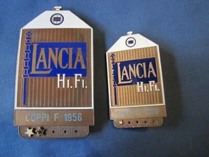 LANCIA HI FI CLUB PLACCHE IN METALLO SMALTATO APPARTENUTE A FAUSTO COPPI  (40) - Picture 1 of 2