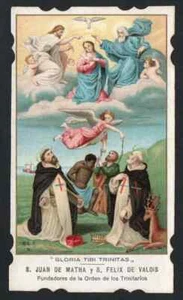 Holy card antico de San Juan de Malta santino immagine pieuse estampa - Foto 1 di 1