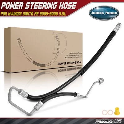 1xPower Steering Pressure Line Hose Assembly for Hyundai Santa Fe 2003-2006 3.5L - Image 1 of 4