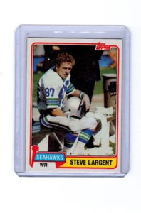 1981 Topps FB Steve Largent Seattle Seahawks #271 🚀⚾️💥 NM/NM+ - Bild 1 von 2
