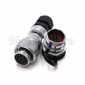 WS20 5A IP67 8 Pin Waterproof Power Connector,Cable Wire Connector Plug Socket - Picture 1 of 6
