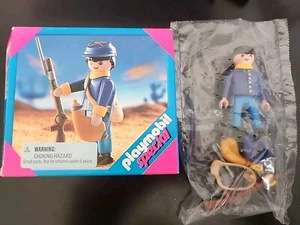 Playmobil Northern Soldier Union Yankee Army Male Adult Figure Civil War 4628 - Picture 1 of 6