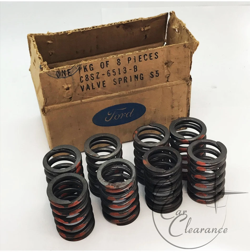 1972-1976 Lincoln Mark IV 460 Engine Valve Springs, 8 pieces (C8SZ6513B) NOS - Image 1 of 3