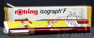 Rotring 158 050 isograph F (Film) 0,50 mm - Tuschefüller / technical pen  - NOS - Bild 1 von 4