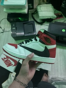 Nike Air Jordan 1 Heritage Retro Custom Travis Scott Full Details Men size9  - Picture 1 of 5