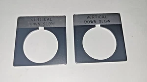 Allen Bradley 800T Vertical Down Slow Legend Plate Free Shipping Canada and USA - Bild 1 von 1