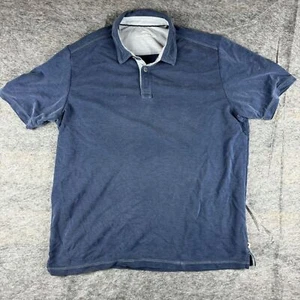 Tommy Bahama Herren Tencel kurzärmlig Poloshirt blau Größe L Large - Bild 1 von 7