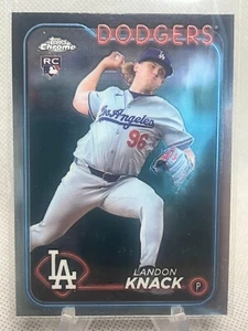 2024 Topps Chrome Update Series Card Landon Knack Rookie RC #USC176 LA Dodgers - Bild 1 von 2