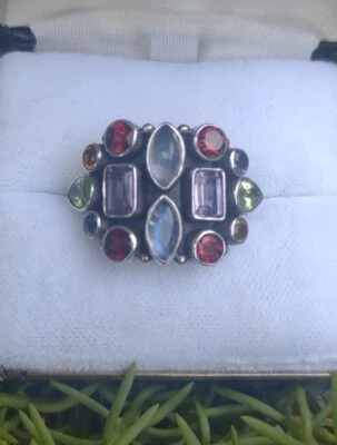 Anillo de plata de ley con piedras preciosas de Nicky Butler Foto 1 de 4