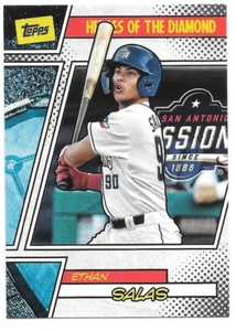 2024 Topps Pro DeBut ETHAN SALAS Héroes del Diamante -Misiones San Antonio- - Imagen 1 de 1