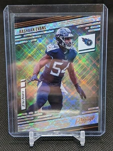 Panini Prestige 2021 Rashaan Evans Tennessee Titans Xtra Points Diamond #180 - Imagen 1 de 2