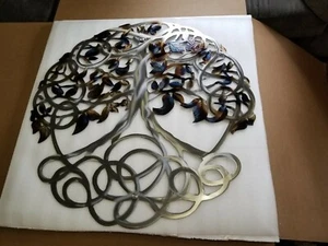 Metal tree of life wall decor art indoor outdoor home decor living room art tree - Picture 1 of 3