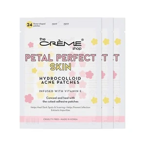 The Crème Shop Petal Perfect Skin - Hydrocolloid Acne Patches | Pink & Yellow (3 - Picture 1 of 2