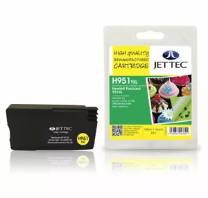 Cartucho de tinta JetTec amarillo de alta capacidad H951XL para reemplazar HP951XL - Imagen 1 de 1