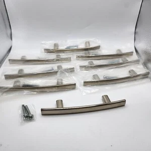 8 Tiradores modernos de manija de arco sutil curvado para tocador de puerta de armario de cocina 3"- - Imagen 1 de 5