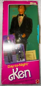 1984 Barbie Day-to-Night Ken Puppe 1984 Mattel #9019 Original Box beschädigt CR7 - Bild 1 von 11