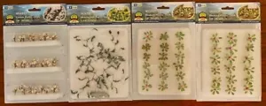Paquete de parches de plantas y sandía de algodón y ruibarbo escala O JTT Scenery Products - Imagen 1 de 5
