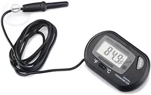 Digital LCD Thermometer for Aquarium Fish Tank Vivarium Reptile Terrarium - Picture 1 of 3