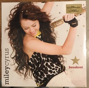 Breakout (2021) • Miley Cyrus • NEW/SEALED Gold Splatter Colored Vinyl LP - Picture 1 of 3