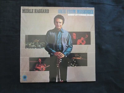 MERLE HAGGARD, Okie From Muskogee (Recorded "Live") USA NEW SEALED OLD STOCK LP - Image 1 of 2