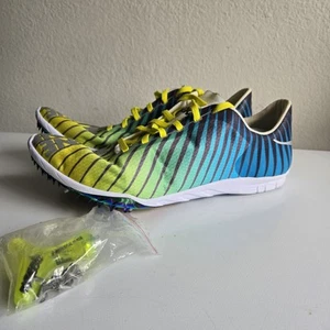 Hoka One One Speed Evo R Rio Men's 12 Shoes Running Track Yellow Green Silver - Picture 1 of 11