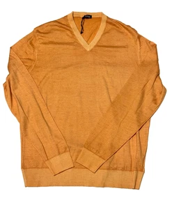 NUEVO SIN ETIQUETAS KITON HOMBRE CACHEMIR SEDA SUÉTER CUELLO EN V TALLA S/ 48 (M001) - Imagen 1 de 3