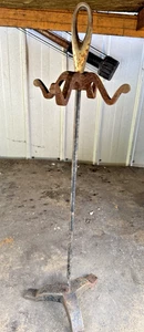.Vintage Metall Messing Feuer Begleiter drehbarer Werkzeugaufhänger - Bild 1 von 7