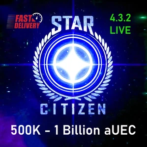 STAR CITIZEN aUEC | 500k-300M Credits | 4.3.2 LIVE - Desktop/Web Browser only! - - Picture 1 of 4
