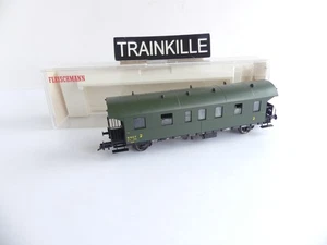 5073 F HO FLEISCHMANN VOITURE VOYAGEURS 2 E CLASSE SNCF TYPE BOITE A TONNERRE - Imagen 1 de 4