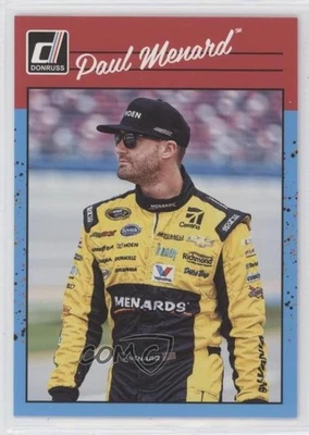 2023 Panini Donruss NASCAR Retro 1990 Carolina Blue Paul Menard #198 - Image 1 of 2