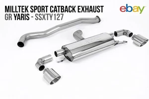 Milltek Sport Catback Exhaust GR Yaris Non Res SSXTY127 Polished CLEARANCE - Picture 1 of 1