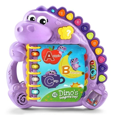 Dinos Delightful Day Alphabet Book for Kids - Fun Learning Adventure - Image 1 of 4