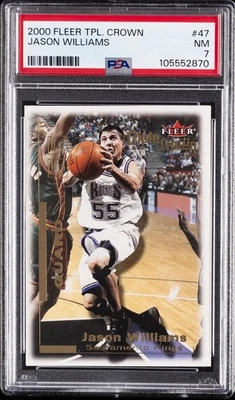 2000 FLEER TRIPLE CROWN #47 JASON WILLIAMS PSA 7 - Image 1 of 2