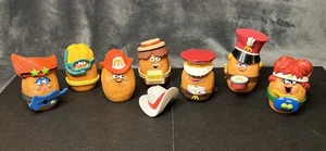 Vintage 1988 McDonalds Happy Meal Spielzeug McNugget Buddies 7er Set + Hut - Bild 1 von 8