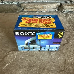 Sony CD-IT 90min Slide Case Cassette Tape Confezione da 5 Bias Alto Nuovo - Foto 1 di 2